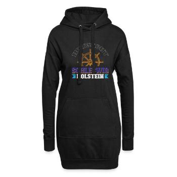 Hohwacht Schleswig-holstein - Sweat-shirt à capuche long Femme - noir - Devant