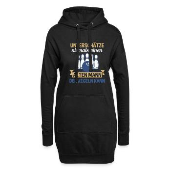 Kegel Trikot Für Opa Großvater Rente Rentner - Hoodie-Kleid - Schwarz - Vorne
