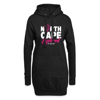 Nordkap/ North Cape team Conception aller-retour - Sweat-shirt à capuche long Femme - noir - Devant