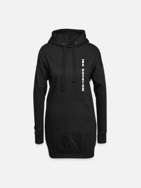 No Pasaran | Sie Werden Nicht Durchkommen Anarchie - Hoodie-Kleid - Schwarz