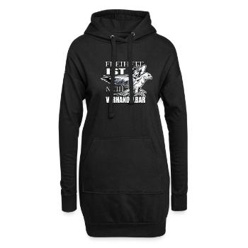 Freiheit ist nicht verhandelbar Vogel Adler - Hoodie-Kleid - Schwarz - Vorne