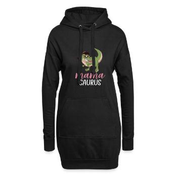 Cadeau de dinosaure Dino Lover Cadeau - Sweat-shirt à capuche long Femme - noir - Devant