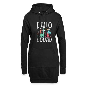 Dinosaurier Geschenk Dino Liebhaber Geschenk - Hoodie-Kleid - Schwarz - Vorne