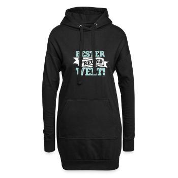 Bester Kumpel der Welt Freundschaft Freund - Hoodie-Kleid - Schwarz - Vorne