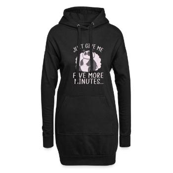 Panda Geschenke Panda Liebhaber - Hoodie-Kleid - Schwarz - Vorne