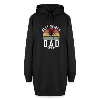 Cadeaux d’amoureux de l’araignée - Sweat-shirt à capuche long Femme - noir - Devant