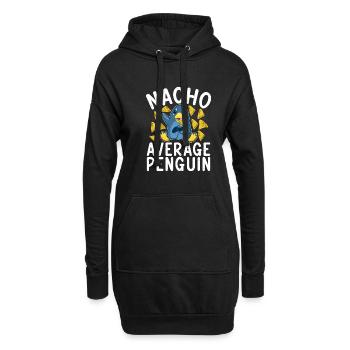 Pinguin Liebhaber Pinguin Geschenke - Hoodie-Kleid - Schwarz - Vorne