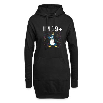 Penguin Lover Penguin Cadeaux - Sweat-shirt à capuche long Femme - noir - Devant