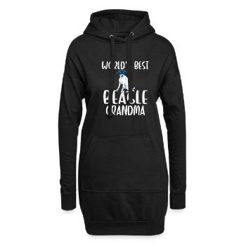 Beagle Cadeau Beagle Propriétaire - Sweat-shirt à capuche long Femme - noir - Devant