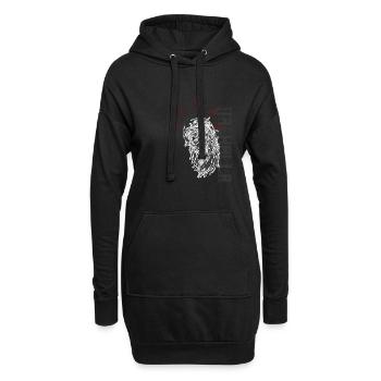 Celtic Vikinger Vegvisir compas Vikings - Sweat-shirt à capuche long Femme - noir - Devant