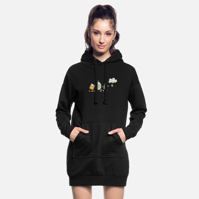 Hoodie-Kleid