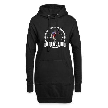 Lutte libre Lutte Lutte Martiale Arts Martiaux - Sweat-shirt à capuche long Femme - noir - Devant