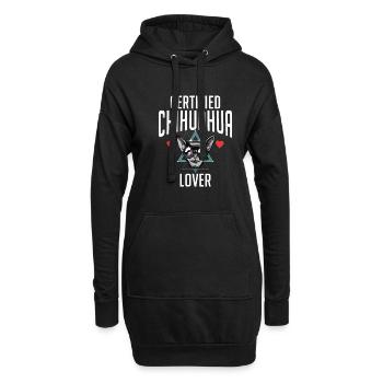 Chihuahua Cadeaux Chihuahua Propriétaire - Sweat-shirt à capuche long Femme - noir - Devant