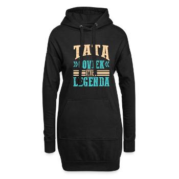 Serbien Vater Otac Srpski Balkan Papa Srbija - Hoodie-Kleid - Schwarz - Vorne