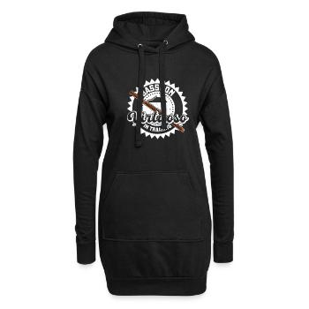 Musiker Orchester Blasinstrument Bassoon - Hoodie-Kleid - Schwarz - Vorne