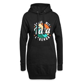 Serbien Vater Otac Srpski Balkan Papa Srbija - Hoodie-Kleid - Schwarz - Vorne