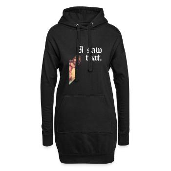 Funny God Christian Quote I Jesus Meme I Saw That - Hoodie-Kleid - Schwarz - Vorne