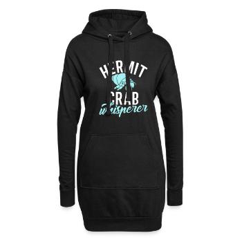 Cadeaux de bernard-l'ermite - Sweat-shirt à capuche long Femme - noir - Devant