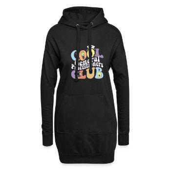 Cool General Practitioners Club Medical Doctor - Hoodie-Kleid - Schwarz - Vorne