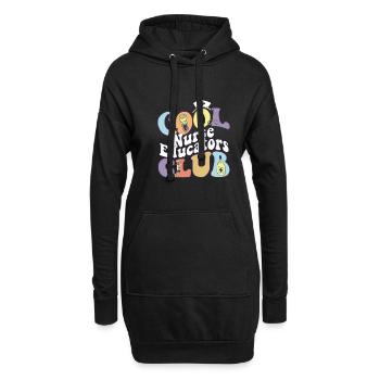 Cool Nurse Educators Club Infirmière autorisée - Sweat-shirt à capuche long Femme - noir - Devant