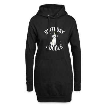 Poodle Gifts - Hoodie-Kleid - Schwarz - Vorne