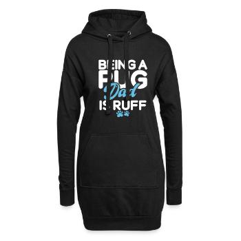 Pug Gifts for Pug Lovers - Hoodie-Kleid - Schwarz - Vorne