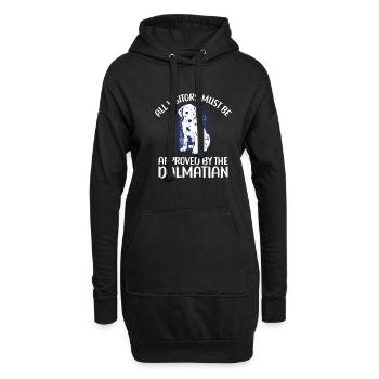 Gifts for Dalmatian Lovers - Hoodie-Kleid - Schwarz - Vorne
