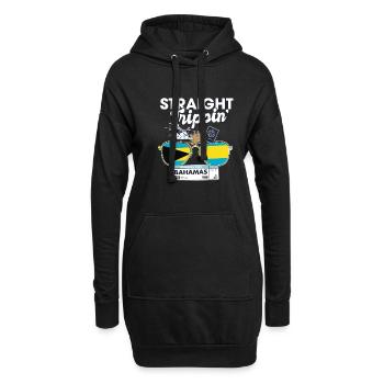 Straight Trippin' Bahamas Vacation Tour Voyage - Sweat-shirt à capuche long Femme - noir - Devant