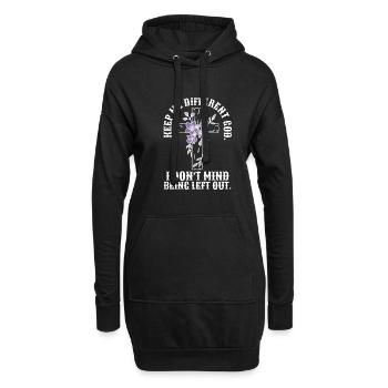 Keep Me Different God Religious Christian - Hoodie-Kleid - Schwarz - Vorne