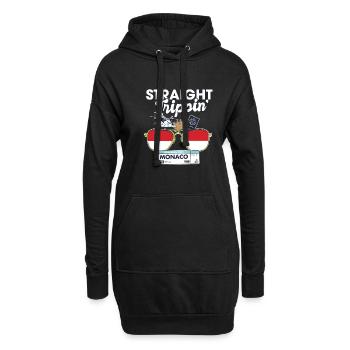 Straight Trippin' Monaco Vacation Tour Travel - Sweat-shirt à capuche long Femme - noir - Devant