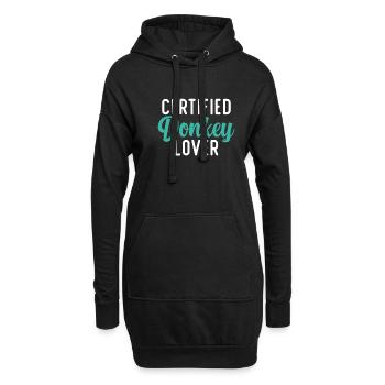 Cadeaux d’amoureux de l’âne - Sweat-shirt à capuche long Femme - noir - Devant