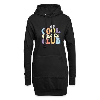 Cool Chefs Club Restaurant Arts culinaires Cuisine - Sweat-shirt à capuche long Femme - noir - Devant