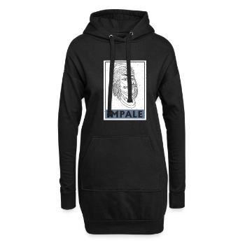 Transsilvanien Rumänien Vlad Tepes Balkan - Hoodie-Kleid - Schwarz - Vorne
