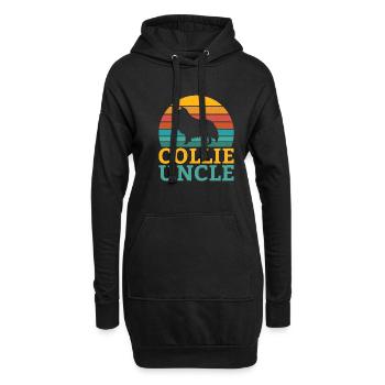 Collie Gifts - Hoodie-Kleid - Schwarz - Vorne