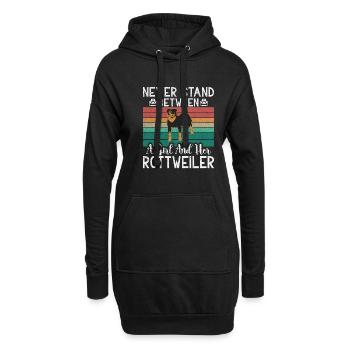 Rottweiler Gifts - Hoodie-Kleid - Schwarz - Vorne