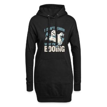 I don't know what I'm BOOING - Hoodie-Kleid - Schwarz - Vorne