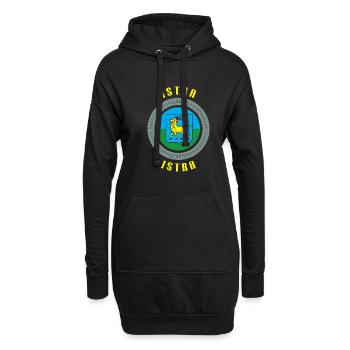 Istrie Mirma Pazin Slovénie Balkan Voyage Vacances - Sweat-shirt à capuche long Femme - noir - Devant