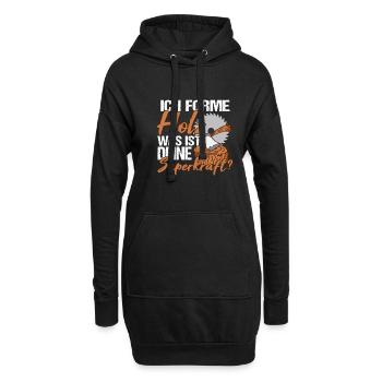 Schreiner Tischler Schreiner Handwerker - Hoodie-Kleid - Schwarz - Vorne