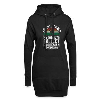 Cadeaux Rhodesian Ridgeback - Sweat-shirt à capuche long Femme - noir - Devant