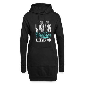 Brother Gifts - Hoodie-Kleid - Schwarz - Vorne