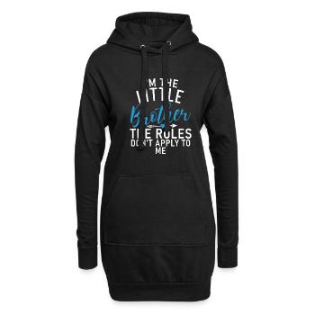 Cadeaux Petit Frère - Sweat-shirt à capuche long Femme - noir - Devant