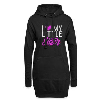 Sister Gifts - Hoodie-Kleid - Schwarz - Vorne