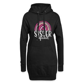 Sister Gifts - Hoodie-Kleid - Schwarz - Vorne