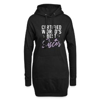 Sister Gifts - Hoodie-Kleid - Schwarz - Vorne