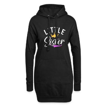 Cadeaux Petite Soeur - Sweat-shirt à capuche long Femme - noir - Devant