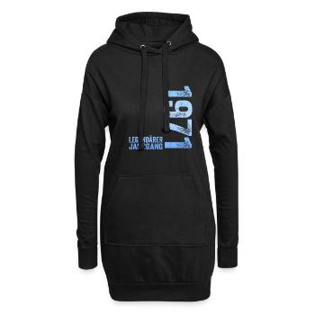 53. Geburtstag Legendärer Jahrgang 1971 53 Jahre - Hoodie-Kleid - Schwarz - Vorne