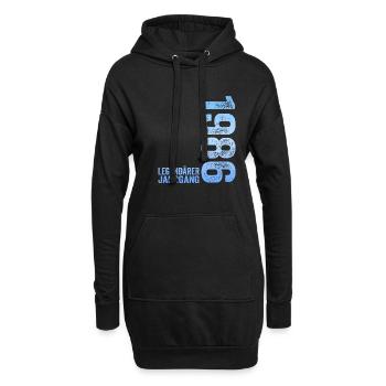 38. Geburtstag Legendärer Jahrgang 1986 38 Jahre - Hoodie-Kleid - Schwarz - Vorne
