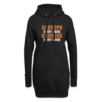 Grandpa Gifts - Hoodie-Kleid - Schwarz - Vorne