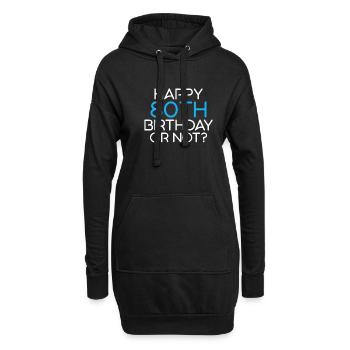 Cadeaux grand-père - Sweat-shirt à capuche long Femme - noir - Devant