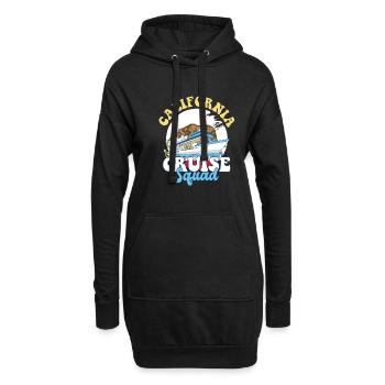 Voyage de vacances en famille California Cruise Squad - Sweat-shirt à capuche long Femme - noir - Devant